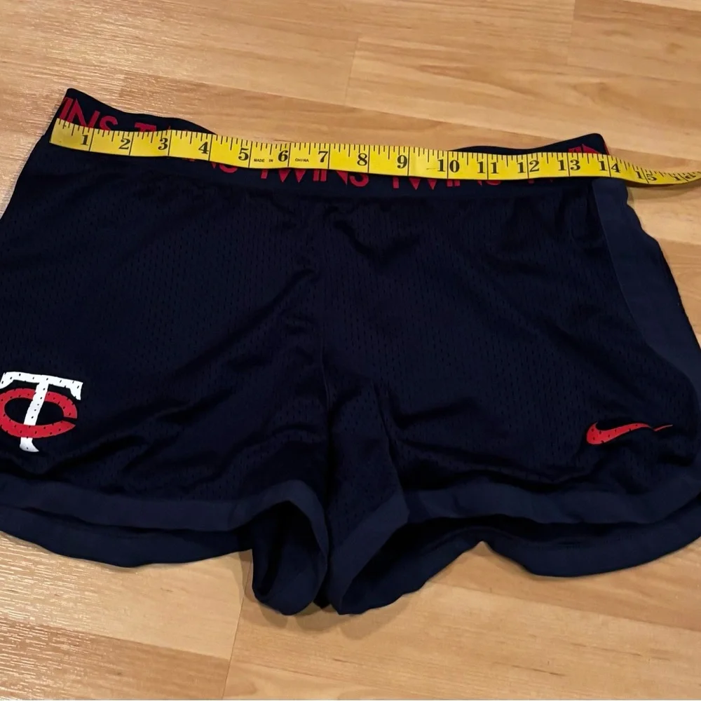 5/$25 Nike Minnesota‎ Twins Women’s Navy Athletic Shorts with Red Accents
